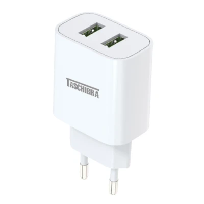Carregador Fast Charging 2X USB-A 12W Taschibra 12050004