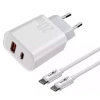 Carregador Para Celular Tipo-C Para Tipo-C 20W Branco Imenso