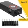 Carregador Para Notebook Universal 8 Pinos Preto Bright Carregador Para Notebook Universal 8 Pinos Preto Bright