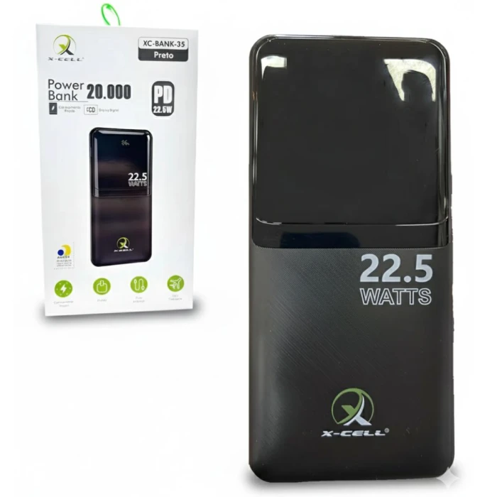 Carregador Portatil Powerbank 22.5w Xc-Bank-35 Carregador Portatil Powerbank 22.5w Xc-Bank-35
