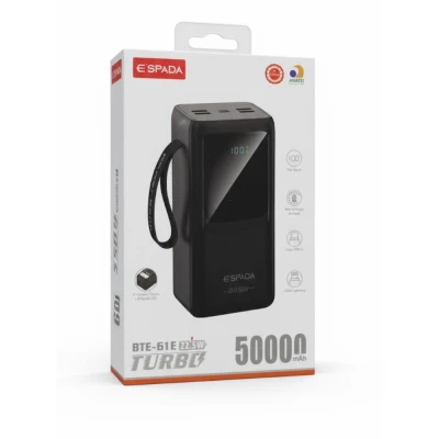 Carregador Portátil Powerbank 50000Mah Bte-61E Com Duas Saídas Usb