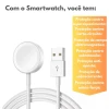 Carregador Usb Por Indução Para Smartwatch Branco Hmaston Carregador Usb Por Indução Para Smartwatch Branco Hmaston