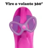 Carrinho De Rolimã Super Car Rosa/Roxo 1405 Divertido