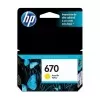 Cartucho De Tinta Compatível Hp 670 Cor Amarelo Advant