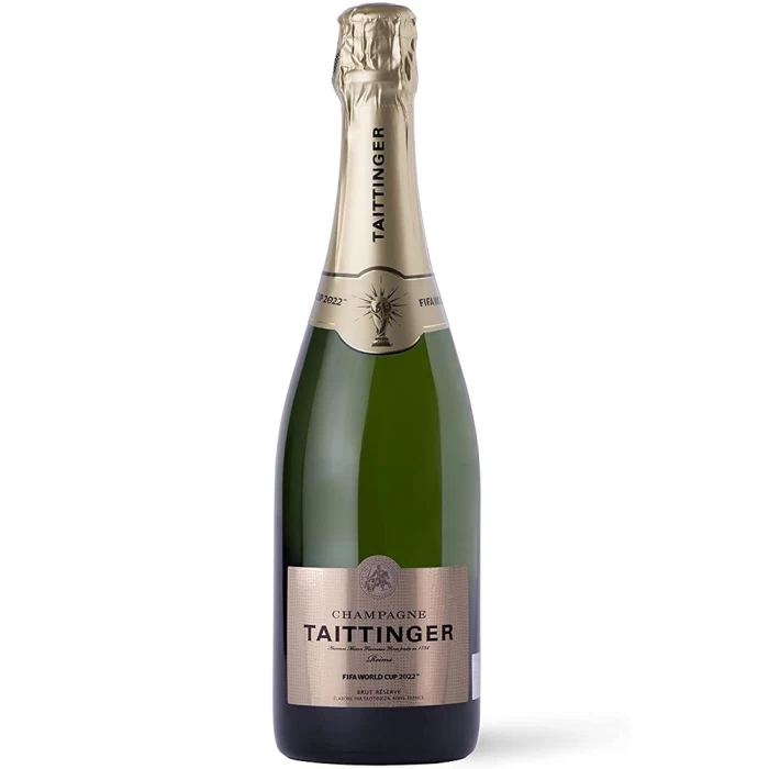 Champagne Taittinger Brut Reserve FIFA World Cup 2022 750ml Champagne Taittinger Brut Reserve FIFA World Cup 2022 750ml
