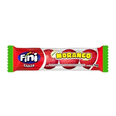 Chiclete Fini Morango 14G