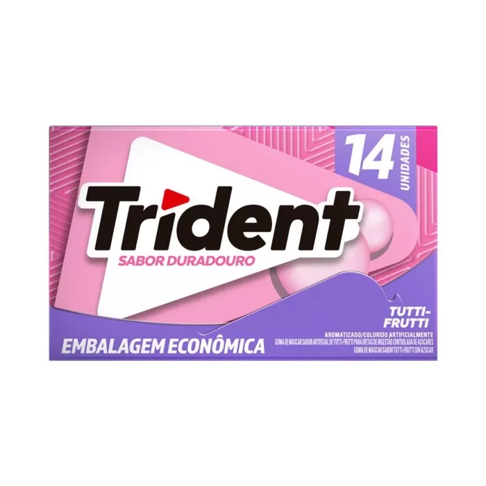 Chiclete Trident Sabor Tutti Frutti 25,2g Unidade Chiclete Trident Sabor Tutti Frutti 25,2g Unidade