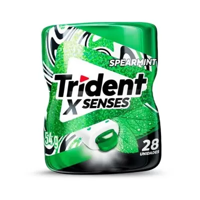 Chiclete Trident Xsenses Menta 26 Unidades