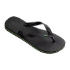 Chinelo Havaianas De Dedo Adulto Cor Preto Brasil 35/36