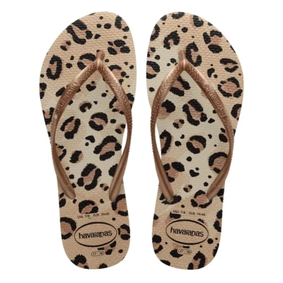 Chinelo Havaianas De Dedo Feminino Animals Slim 37/38