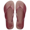 Chinelo Havaianas De Dedo Feminino Slim Gloss Amaranto 37/38