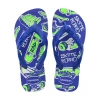 Chinelo Havaianas De Dedo Kids Branco E Azul Naval 29/30