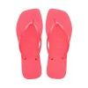 Chinelo Havaianas De Dedo Slim Feminino Coral Tropical 37/38