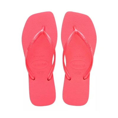 Chinelo Havaianas De Dedo Slim Feminino Coral Tropical 37/38
