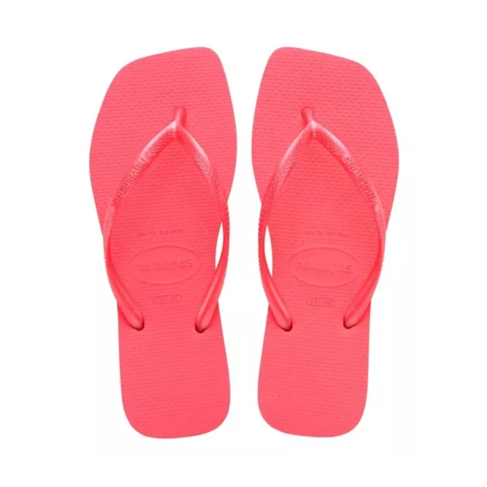 Chinelo Havaianas De Dedo Slim Feminino Coral Tropical 37/38