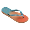 Chinelo Havaianas De Dedo Top Fashion Pêssego 37/38