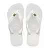 Chinelo Havaianas De Dedo Unissex Branco Brasil 45/46