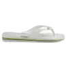 Chinelo Havaianas De Dedo Unissex Branco Brasil 45/46