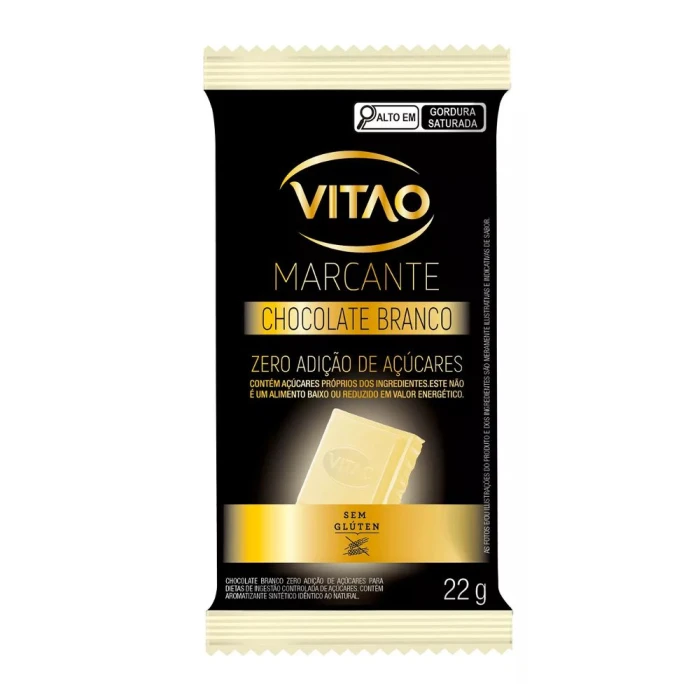 Chocolate Branco Marcante Sem Açucar Vitão 22g