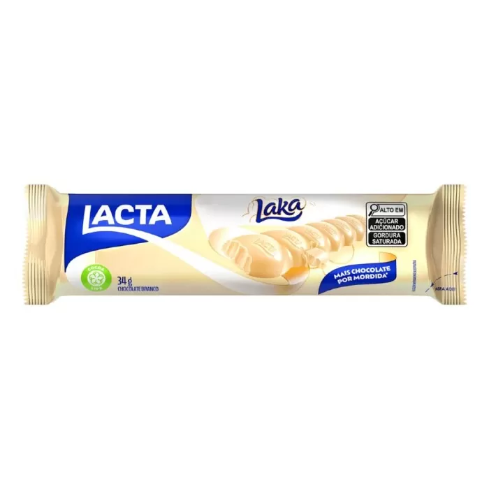 Chocolate Laka Lacta 34G Novo Chocolate Laka Lacta 34G Novo