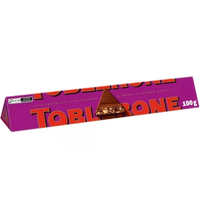 Chocolate Toblerone Fruit & Nut 100 Gramas