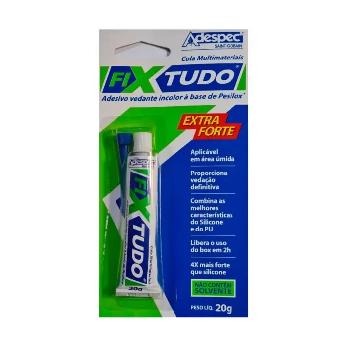 Cola Vedante Multiuso Fix Extra Forte 20g Adespec Cola Vedante Multiuso Fix Extra Forte 20g Adespec