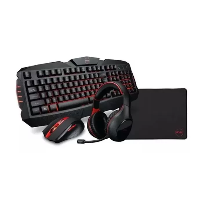 Combo 4 Em 1 Arsenal Gamer Usb 2,0 Dazz Novo