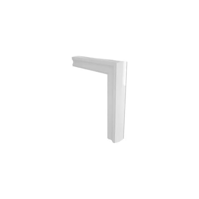 Conector De Perfil Sobrepor Joelho Positivo lm 2539 Branco