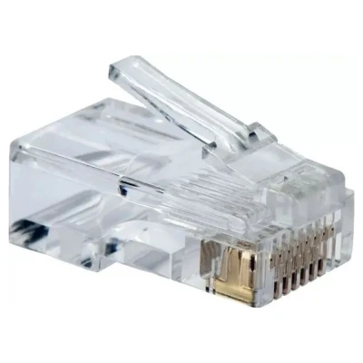 Conector Ez-Rj45 8x8 Cat5e Vazado Uni Exbom Cont-Rj45v100