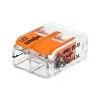 Conector Wago Para 2 Fios 0,5/6MM 41A Unidade Novo