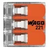 Conector Wago Para 3 Fios 0,2/4MM 32A Unidade Novo