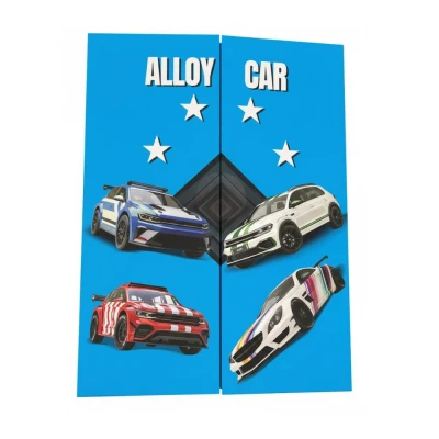 Conjunto de 24 Carrinhos de Fricção com Pista Para coleção