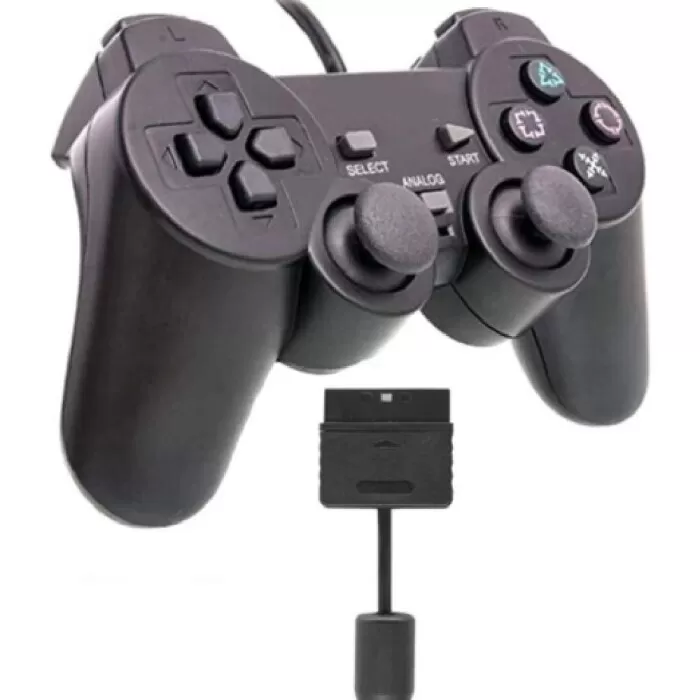 Controle Para Videogame Dualshock 2 Com Fio Xh-Ps004 Controle Para Videogame Dualshock 2 Com Fio Xh-Ps004
