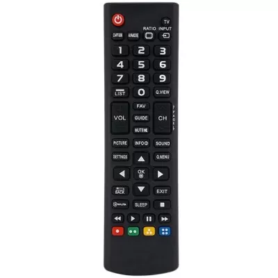 Controle Remoto Compatível Com Tv Lg Led/Lcd Preto Pix