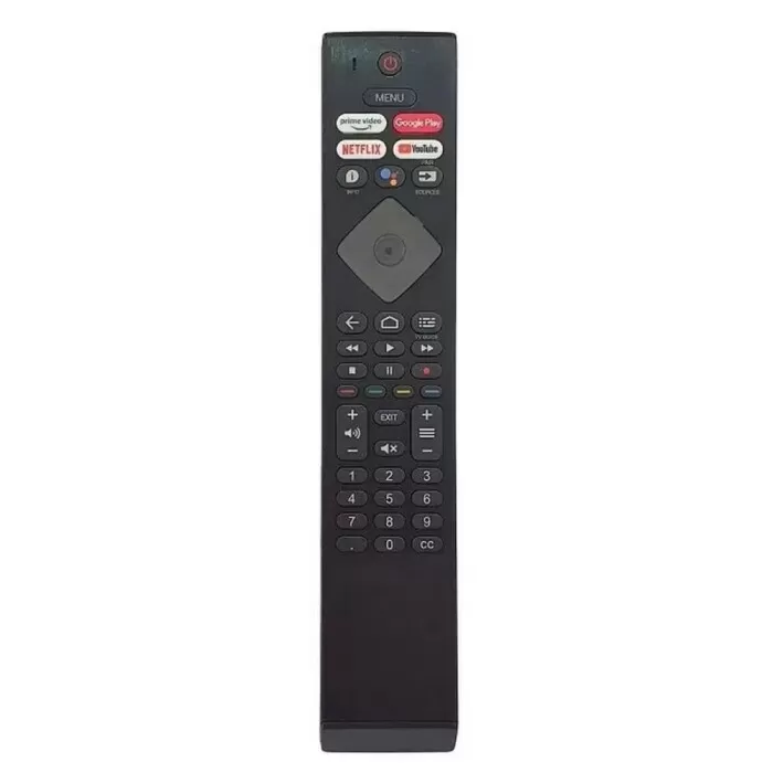 Controle Remoto Compatível Philips Smart 4K Prime Fbg-9203