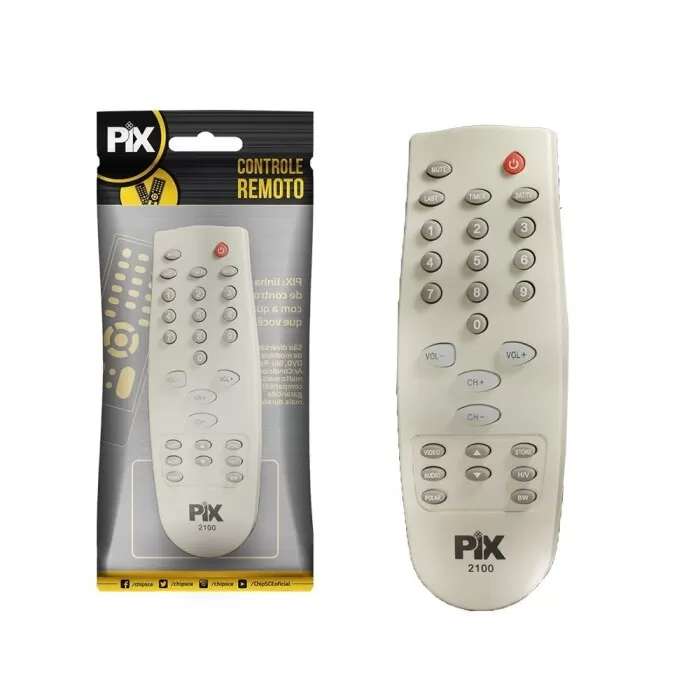 Controle Remoto Compatível Com Orbisat Pix Novo Pix