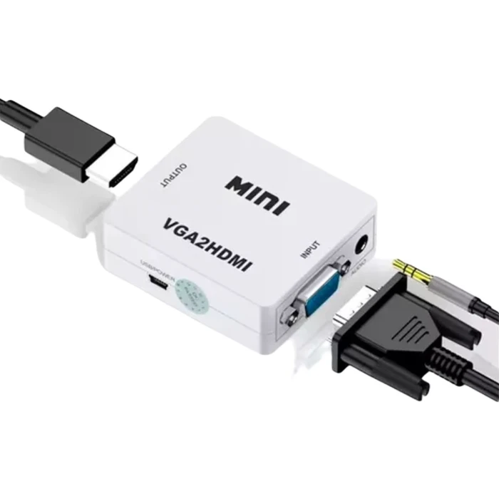 Conversor De Vga Para Hdmi 1080P Knup KP-3466 Branco