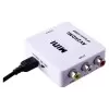 Conversor Mini 3Rca Av Para Hdmi Full Hd Novo Conversor Mini 3Rca Av Para Hdmi Full Hd Novo