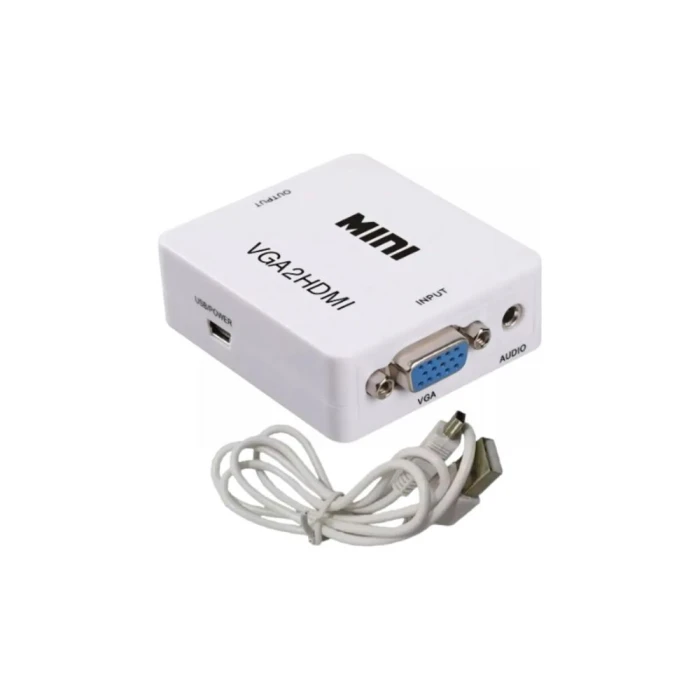 Conversor VGA Para Hdmi C/ P2 3.5MM C-083 Evus