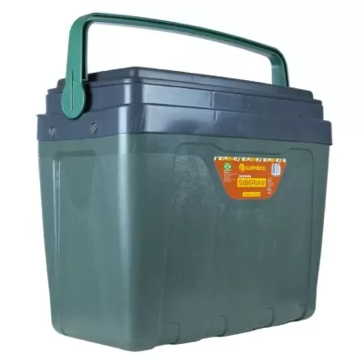 Cooler De Cerveja Siberian 25l Verde Guepardo Com Alça