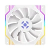 Cooler Par Fan Frosty Rainbow Branco Fortrek Novo Cooler Par Fan Frosty Rainbow Branco Fortrek Novo