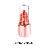 Copo Mixer Coqueteleira Para Shake Usb 450mL Rosa Livon Copo Mixer Coqueteleira Para Shake Usb 450mL Rosa Livon