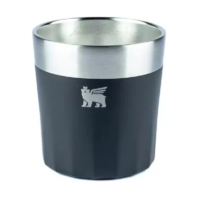 Copo Térmico Prismático Stanley Modelo Baixo Preto 177ml