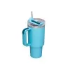 Copo Térmico Quencher Tumbler Stanley Cor Azul Celeste 1.18L