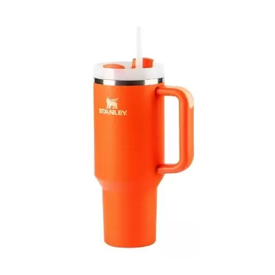 Copo Térmico Quencher Tumbler Stanley Cor Laranja 1.18l