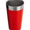 Copo Térmico Stanley Beer Pint S/ Tampa Chili Red 473mL