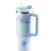 Copo Térmico Stanley Quencher Com Canudo Cool Serene 887mL