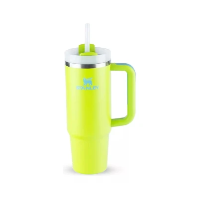 Copo Térmico Stanley Quencher Tumbler Verde Limão 887mL