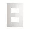 Decor Placa 4X2 Para Modulos Branco Scheneider Novo