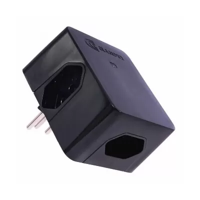 Dispositivo Proteção Iclamper Energia 3 Quadrados Preto Novo